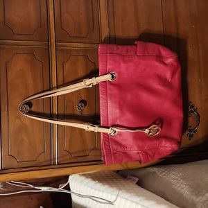MICHAEL KORS JET SET PEBBLE LEATHER TOTE BAG